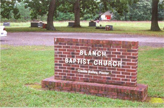 Blanch Baptist Church Cemetery, Blanch, Caswell County, North Carolina.<br>Source: Allen Dew, Creedm