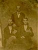 Alfred Radner Dew (1 Dec 1850 - 1910) on the left with two of his brothers.<br>Source: Mark Samborsk