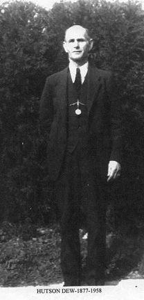 Hutson Dew (1877-1958).<br>Source: Richard Aaron Dew