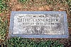 Lettie Cannon Dew (1903-1969) gravestone.<br>Source: Allen Dew, Creedmoor, North Carolina