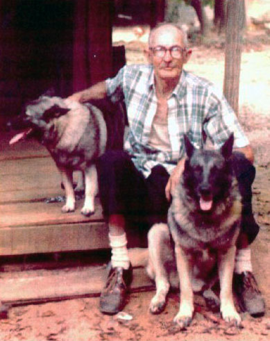 Snow Fletcher Koonce, son of James Randolph Koonce. Photo taken 1973-74 in Jonesboro, Jackson Parish
