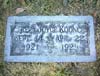 Treva Joyce Koonce (1921 - 1929). Burial at Mount Olivet Cemetery, Fort Worth, Tarrant County, Texas
