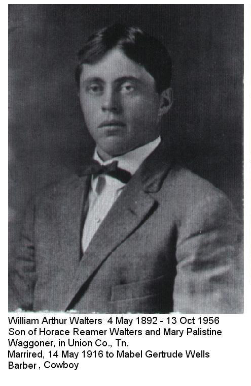 William Arthur Walters (1892-1956).<br>Source: Bill Jon Walters, Tucson, Arizona